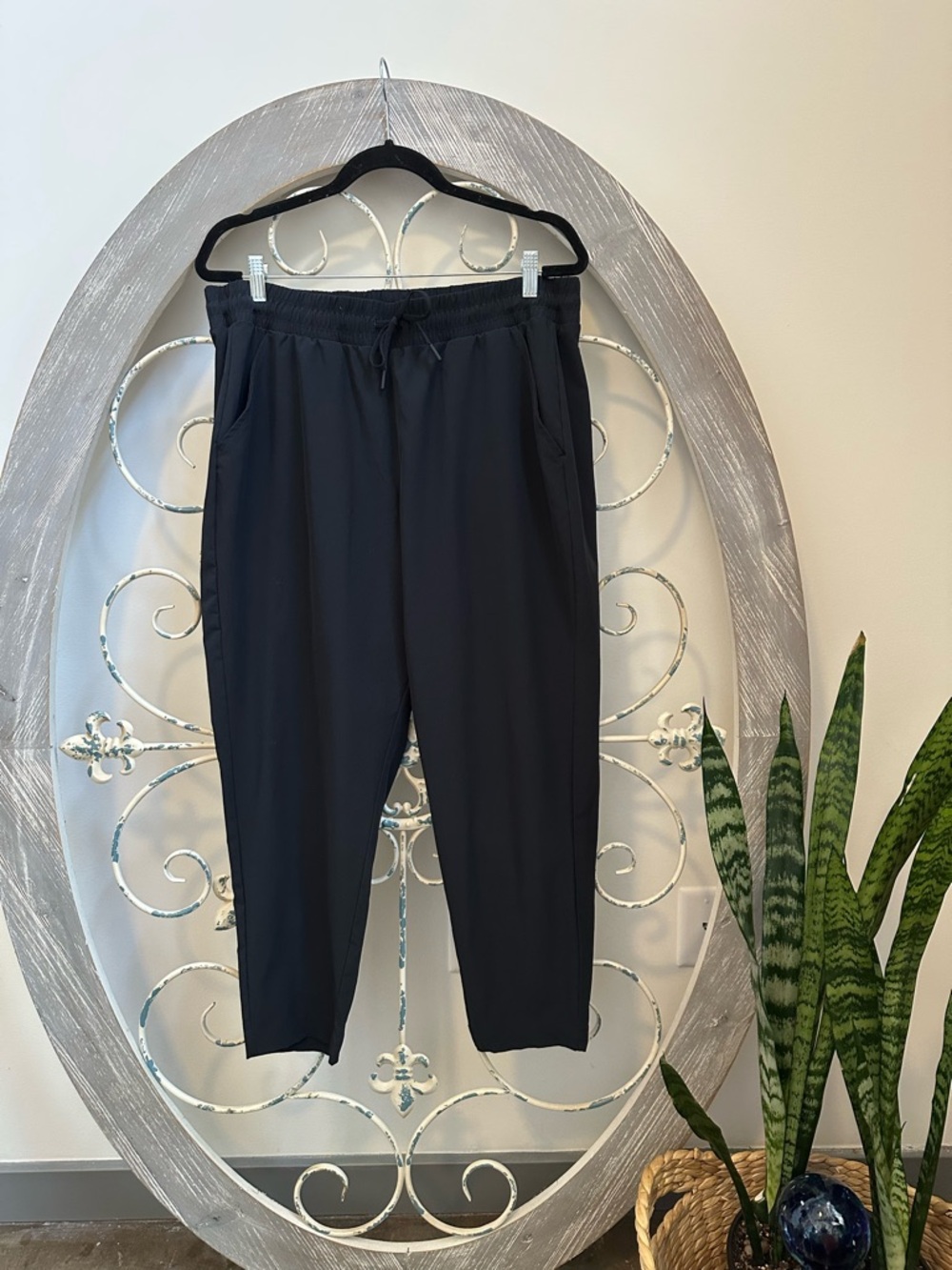 all in motion Black Drawstring Jogger Pants